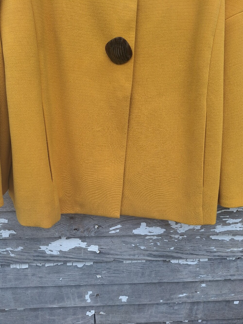 Margaret Frances Mustard Size 6 Swing Jacket - Picture 3 of 6